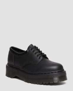 Dr. Martens Chaussures 8053 Quad Mono Vegan Noir — Felix Rub Off New