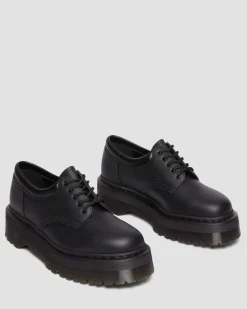 Dr. Martens Chaussures 8053 Quad Mono Vegan Noir — Felix Rub Off New
