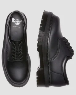 Dr. Martens Chaussures 8053 Quad Mono Vegan Noir — Felix Rub Off New