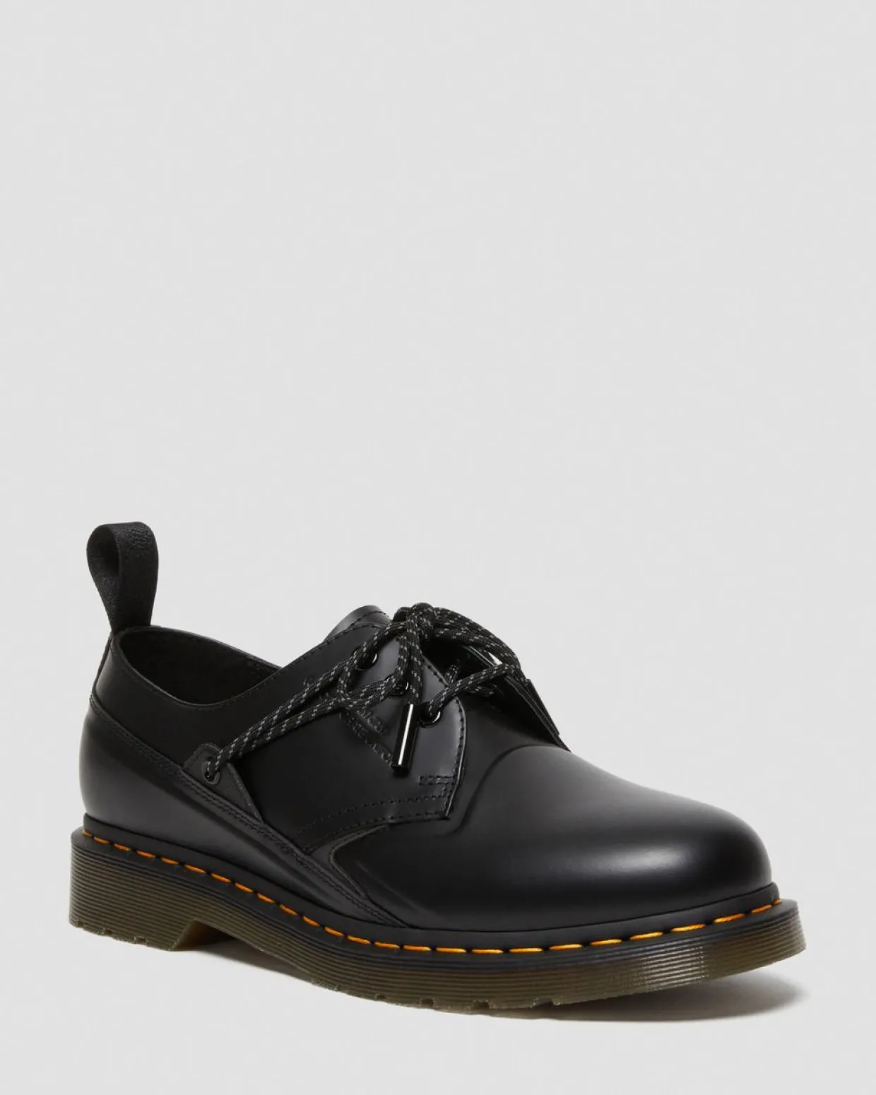 Dr. Martens Chaussures 1461 Slam Jam En Cuir Smooth Noir — Smooth Leather Shop