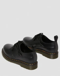 Dr. Martens Chaussures 1461 Slam Jam En Cuir Smooth Noir — Smooth Leather Shop