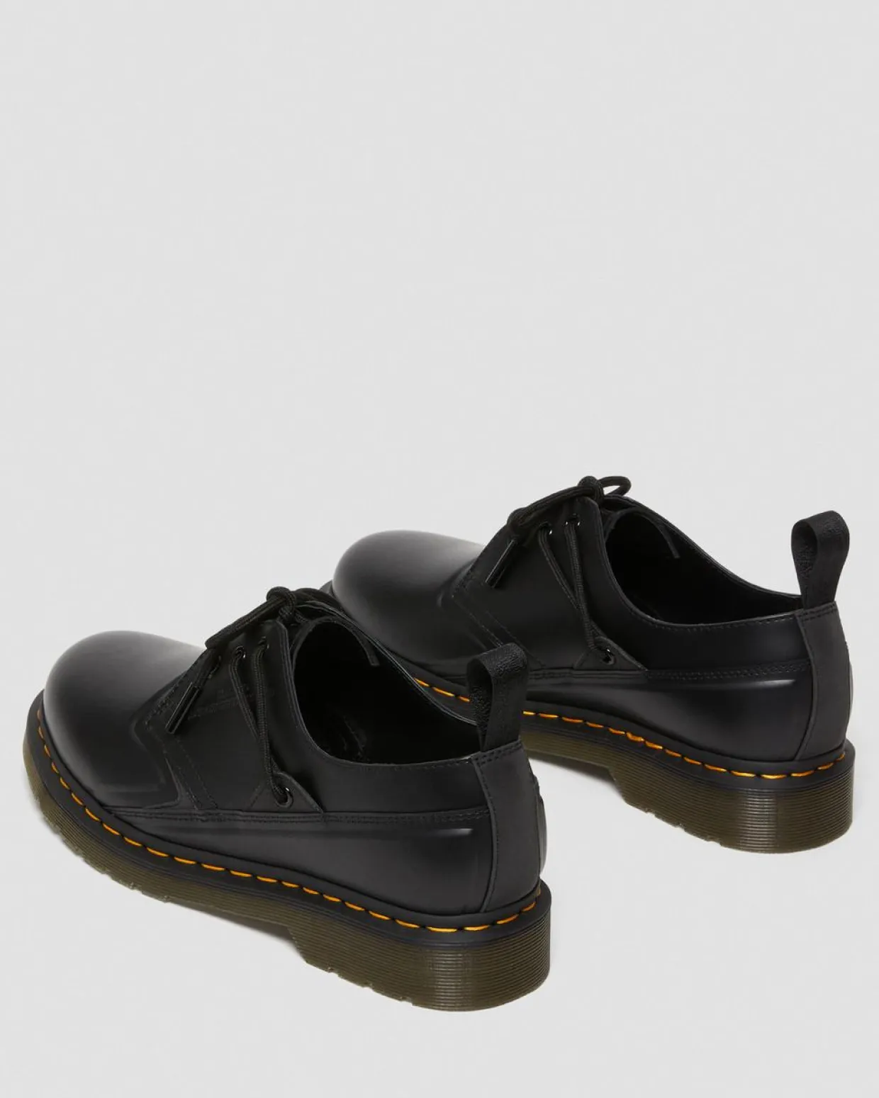 Dr. Martens Chaussures 1461 Slam Jam En Cuir Smooth Noir — Smooth Leather Shop