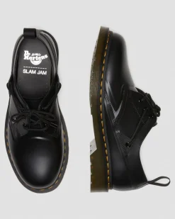 Dr. Martens Chaussures 1461 Slam Jam En Cuir Smooth Noir — Smooth Leather Shop