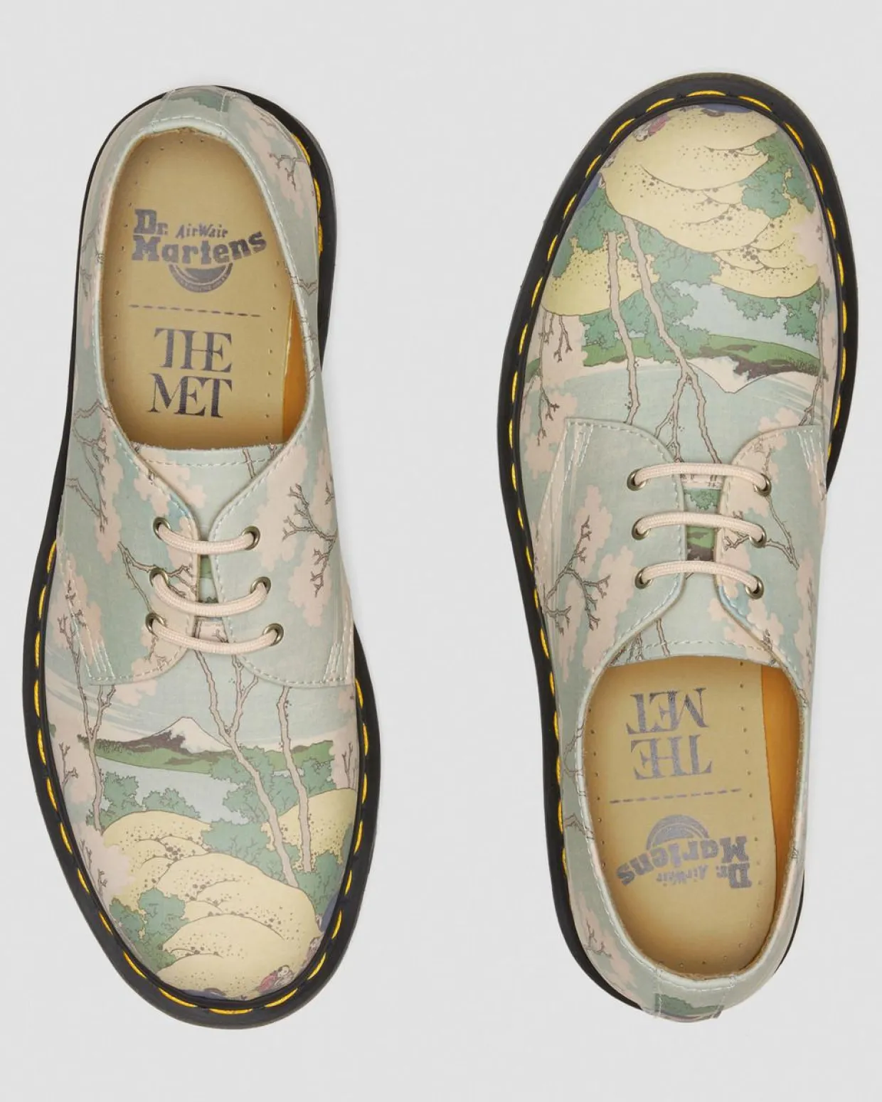 Dr. Martens Chaussures 1461 The Met Fuji En Cuir Multi — Masterpiece Discount