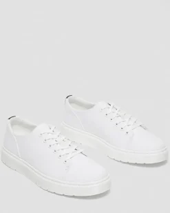Dr. Martens Chaussures Casual Dante En Toile Blanc — Canvas Store