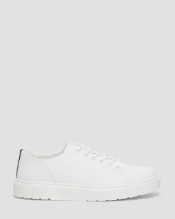 Dr. Martens Chaussures Casual Dante En Toile Blanc — Canvas Store