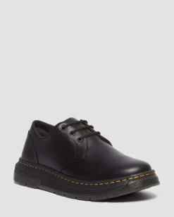 Dr. Martens Chaussures Crewson Lo En Cuir Noir BLACK Store