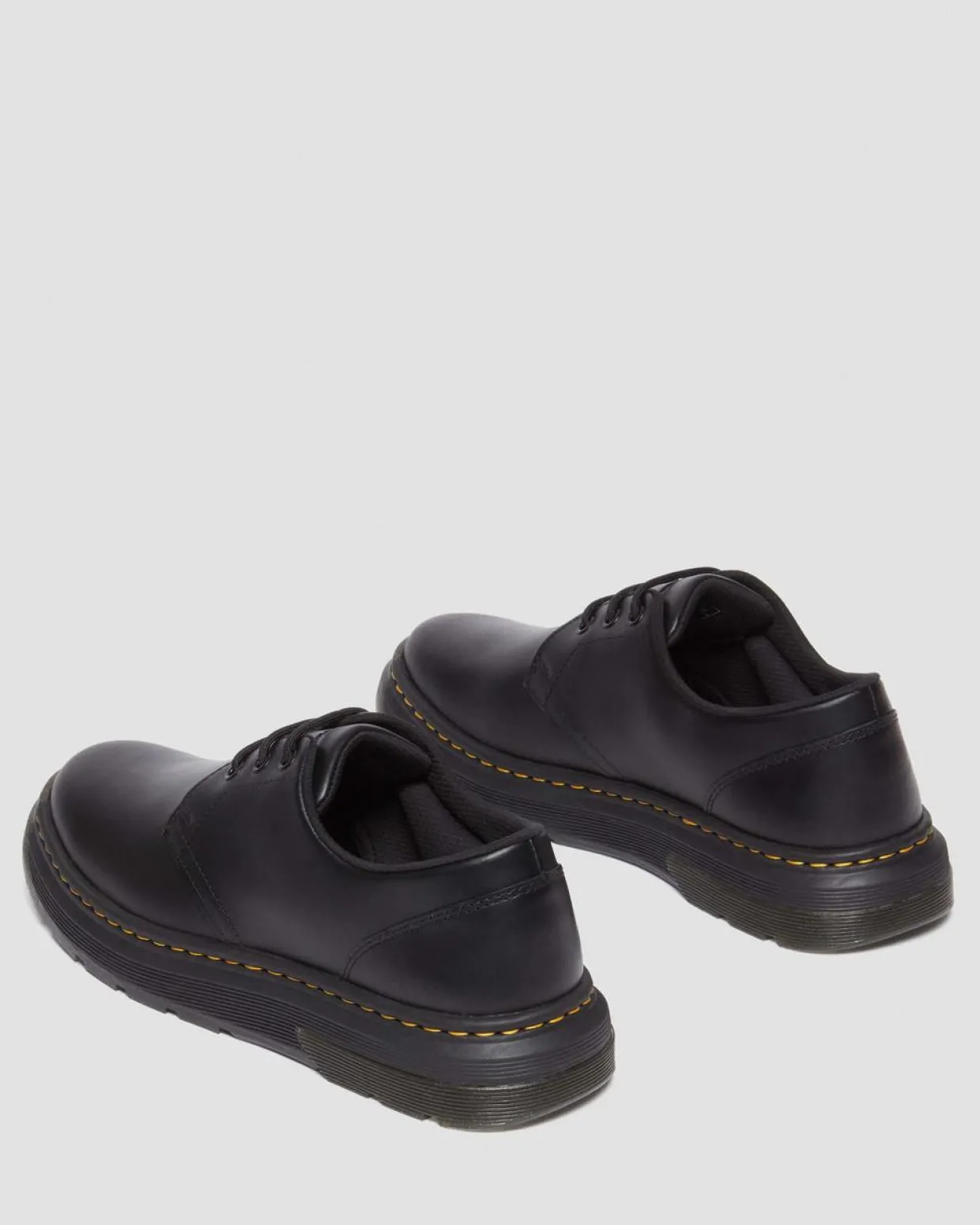Dr. Martens Chaussures Crewson Lo En Cuir Noir BLACK Store