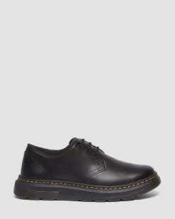 Dr. Martens Chaussures Crewson Lo En Cuir Noir BLACK Store