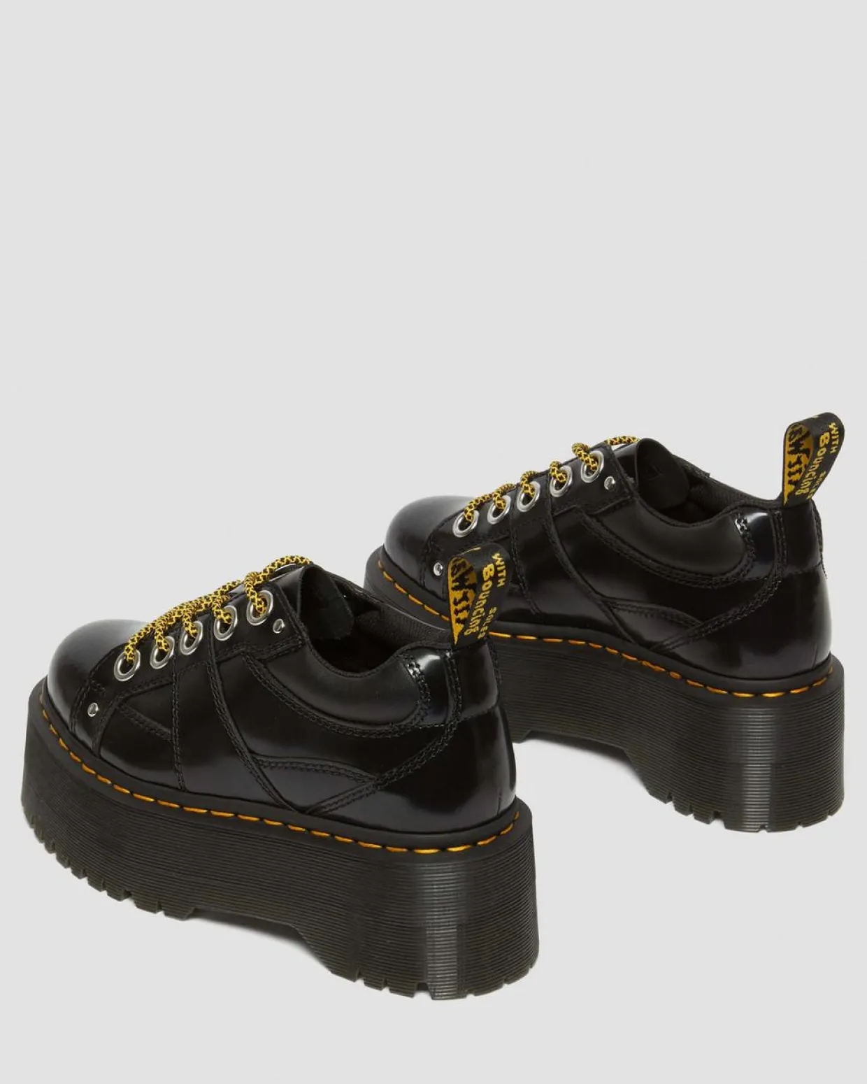 Dr. Martens Chaussures Plateformes 5 œillets Max En Cuir Buttero Noir — Buttero Cheap