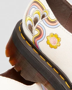 Dr. Martens Chaussures Plateformes 1461 Retro Ray Canvas Vegan Retro Ray — Canvas Discount