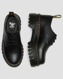 Dr. Martens Chaussures Plateformes Audrick En Cuir Nappa Lux Noir — Nappa Lux Clearance