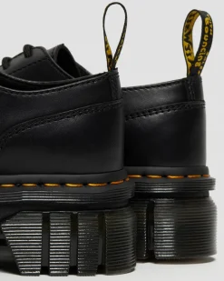 Dr. Martens Chaussures Plateformes Audrick En Cuir Nappa Lux Noir — Nappa Lux Clearance