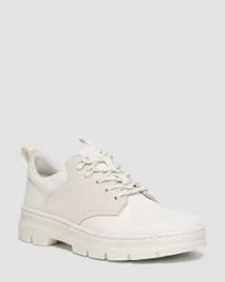 Dr. Martens Chaussures Utilitaires Reeder En Daim Et En Poly Off White+Natural — Poly Ripstop + Eh Suede + Ajax Discount