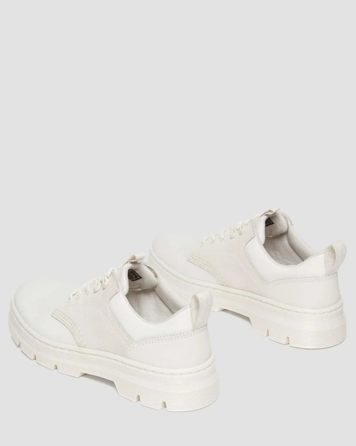 Dr. Martens Chaussures Utilitaires Reeder En Daim Et En Poly Off White+Natural — Poly Ripstop + Eh Suede + Ajax Discount