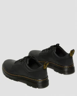 Dr. Martens Chaussures Utilitaires Reeder En Cuir Wyoming Noir — Wyoming Best