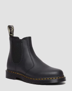 Dr. Martens Chelsea Boots 2976 En Chutes De Cuir Reconditionnées Black — Genix Nappa Cheap