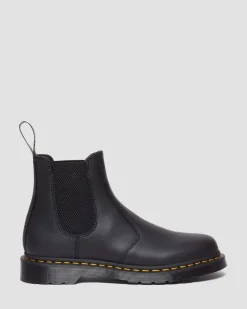 Dr. Martens Chelsea Boots 2976 En Chutes De Cuir Reconditionnées Black — Genix Nappa Cheap