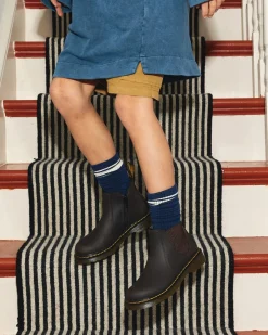 Dr. Martens CHELSEA BOOTS 2976 EN CUIR JUNIOR Marron foncé — Wildhorse Lamper Best Sale