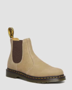 Dr. Martens Chelsea Boots 2976 En Cuir Tumbled Nubuck Savannah Tan — Tumbled Nubuck Online