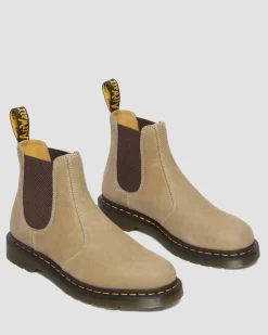Dr. Martens Chelsea Boots 2976 En Cuir Tumbled Nubuck Savannah Tan — Tumbled Nubuck Online