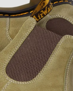 Dr. Martens Chelsea Boots 2976 En Cuir Tumbled Nubuck Muted Olive — Tumbled Nubuck Best
