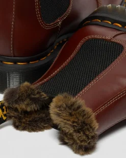 Dr. Martens Chelsea Boots 2976 Leonore Abruzzo Doublées De Fourrure Synthétique Marron — Abruzzo Wp Flash Sale