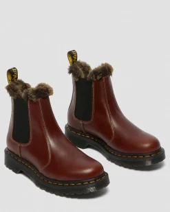 Dr. Martens Chelsea Boots 2976 Leonore Abruzzo Doublées De Fourrure Synthétique Marron — Abruzzo Wp Flash Sale