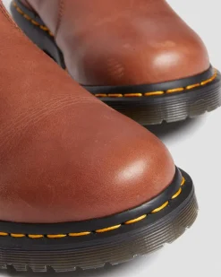 Dr. Martens Chelsea Boots 2976 Leonore En Cuir Fourrées Camel — Farrier Hot