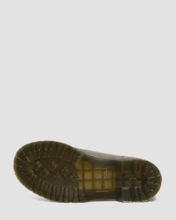 Dr. Martens Chelsea Boots 2976 Leonore En Cuir Nubuck Et Fourrure Synthétique NICKEL GREY — Milled Nubuck Wp Hot