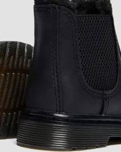 Dr. Martens Chelsea Boots 2976 Leonore Fourrées Pour Tout-petit Noir — Republic Waterproof Cheap