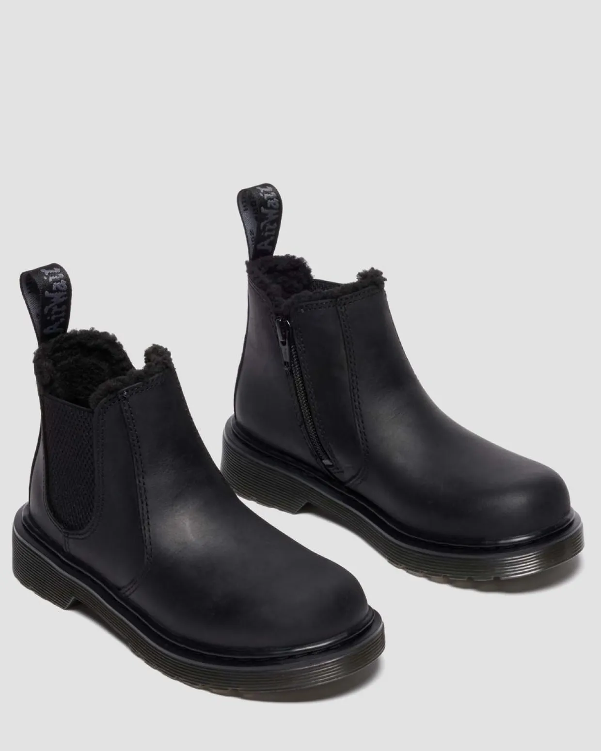 Dr. Martens Chelsea Boots 2976 Leonore Fourrées Junior Noir — Republic Waterproof Hot