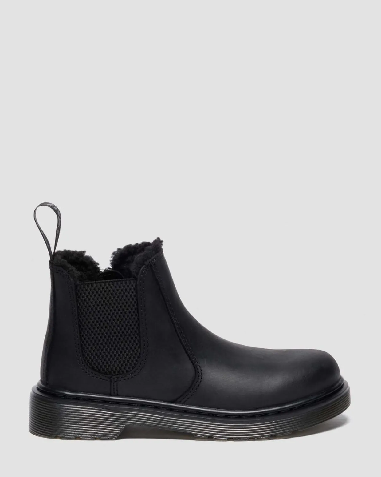 Dr. Martens Chelsea Boots 2976 Leonore Fourrées Junior Noir — Republic Waterproof Hot