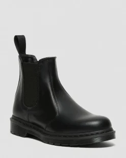 Dr. Martens Chelsea Boots 2976 Mono En Cuir Smooth Noir — Smooth Leather Hot