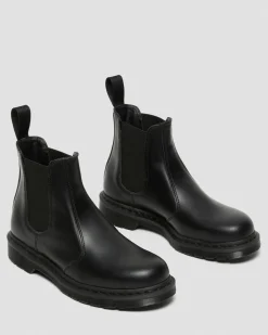 Dr. Martens Chelsea Boots 2976 Mono En Cuir Smooth Noir — Smooth Leather Hot