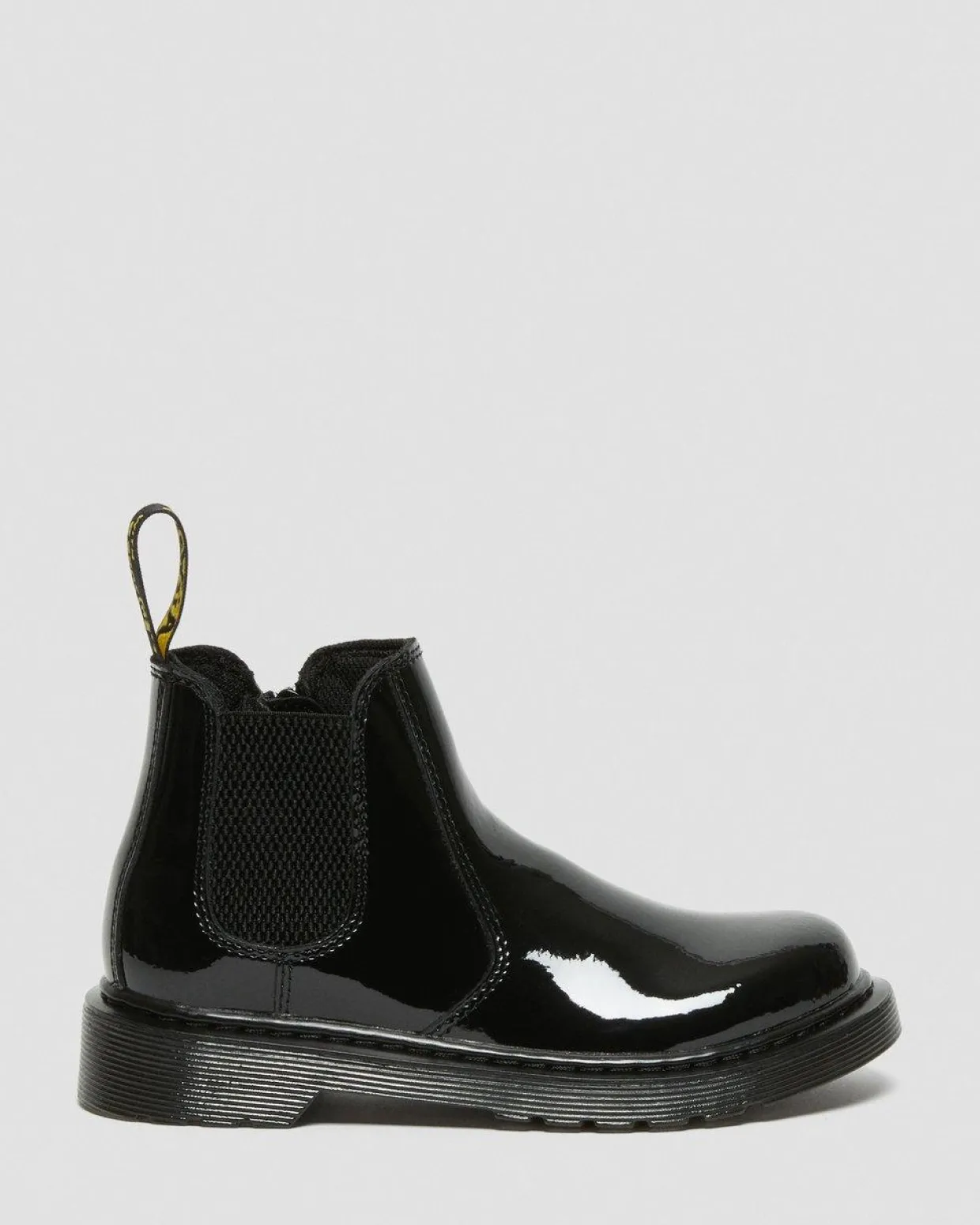 Dr. Martens Chelsea Boots 2976 Vernies Junior Noir — Patent Leather New