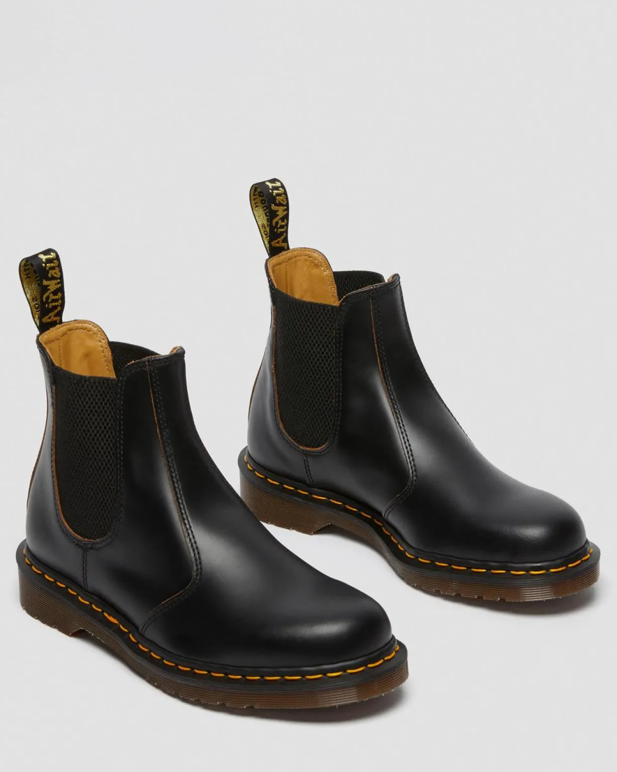 Dr. Martens Chelsea Boots 2976 Vintage Made In England Noir — Quilon Outlet