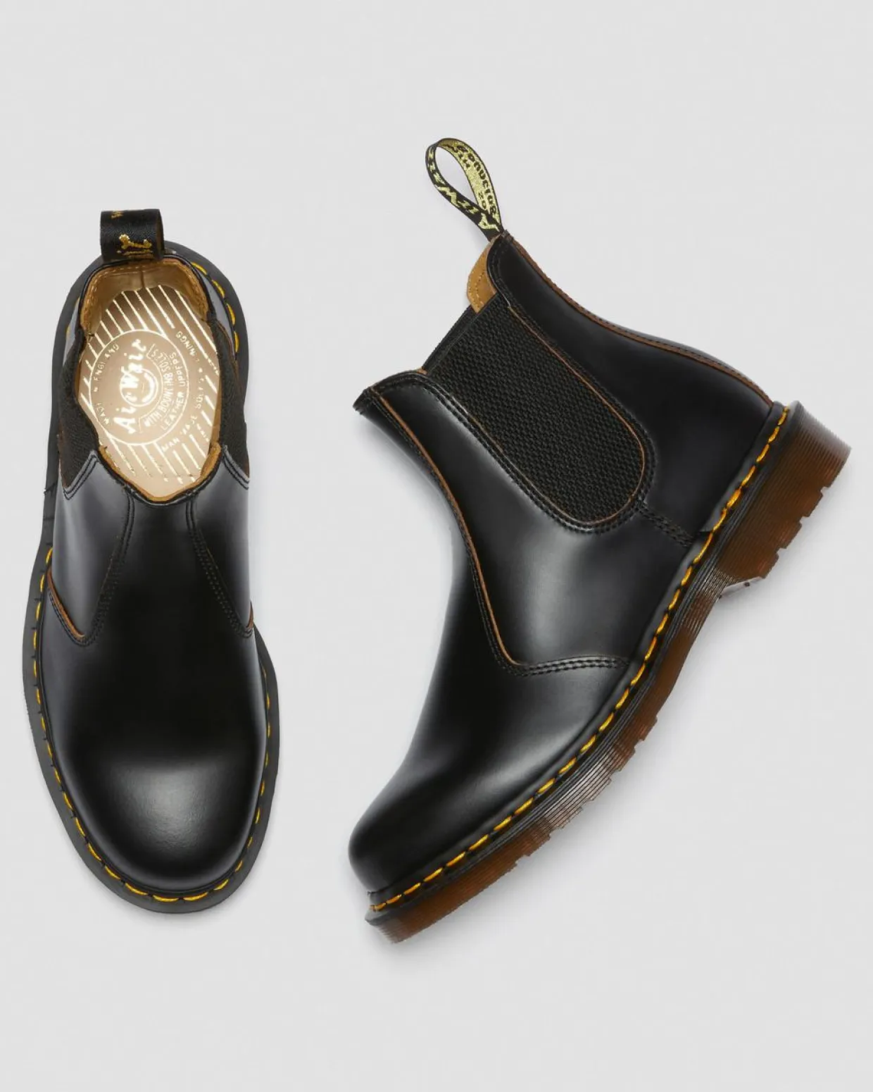 Dr. Martens Chelsea Boots 2976 Vintage Made In England Noir — Quilon Outlet