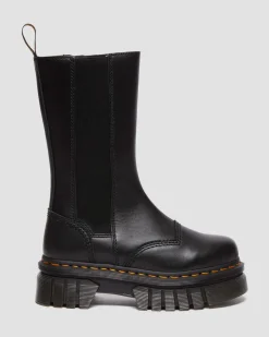 Dr. Martens Chelsea Boots Audrick Tall Noir — Nappa Lux Cheap