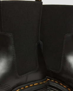 Dr. Martens Chelsea Boots Corran En Cuir Atlas à Talons Noir — Atlas Hot