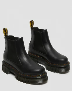 Dr. Martens Chelsea Boots Plateformes Audrick En Cuir Nappa Lux Noir — Nappa Lux Best