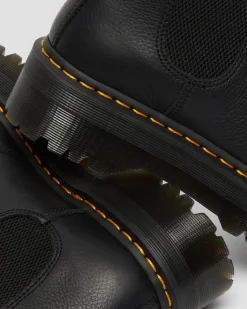 Dr. Martens Chelsea Boots Plateformes Quad 2976 Fourrées Noir — Pisa New