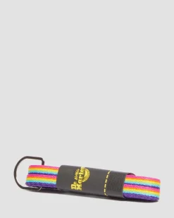 Dr. Martens Lacets Plats 210 Cm (12-14 œillets) Rainbow — Polyester Cheap