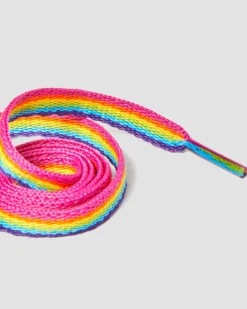 Dr. Martens Lacets Plats 65cm (3 œillets) Rainbow — Polyester Shop