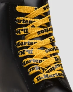 Dr. Martens Lacets Plats 140cm (8-10 œillets) Jaune+Noir — Tetoron Hot