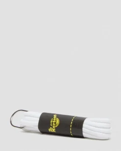 Dr. Martens Lacets Ronds 140 Cm (8-10 œillets) Blanc — Polyester Best