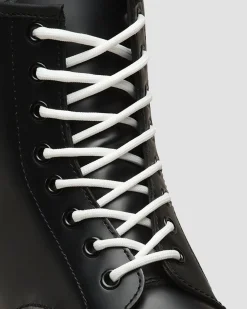 Dr. Martens Lacets Ronds 140 Cm (8-10 œillets) Blanc — Polyester Best