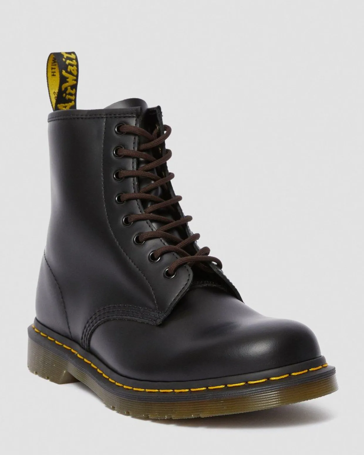 Dr. Martens Lacets Ronds 140 Cm (8-10 œillets) Marron — Polyester Store
