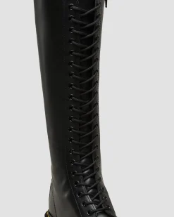 Dr. Martens Lacets Ronds 240 Cm (18-20 œillets) Noir Cheap