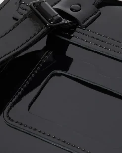 Dr. Martens Mini Sac à Dos En Cuir Verni Noir — Patent Leather Best Sale